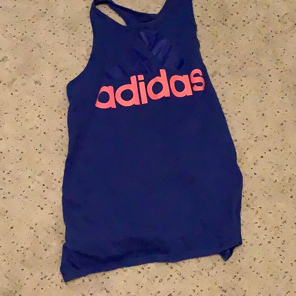 Girls adidas muscle tank
